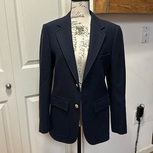 GANT Navy Blue Wool Blazer